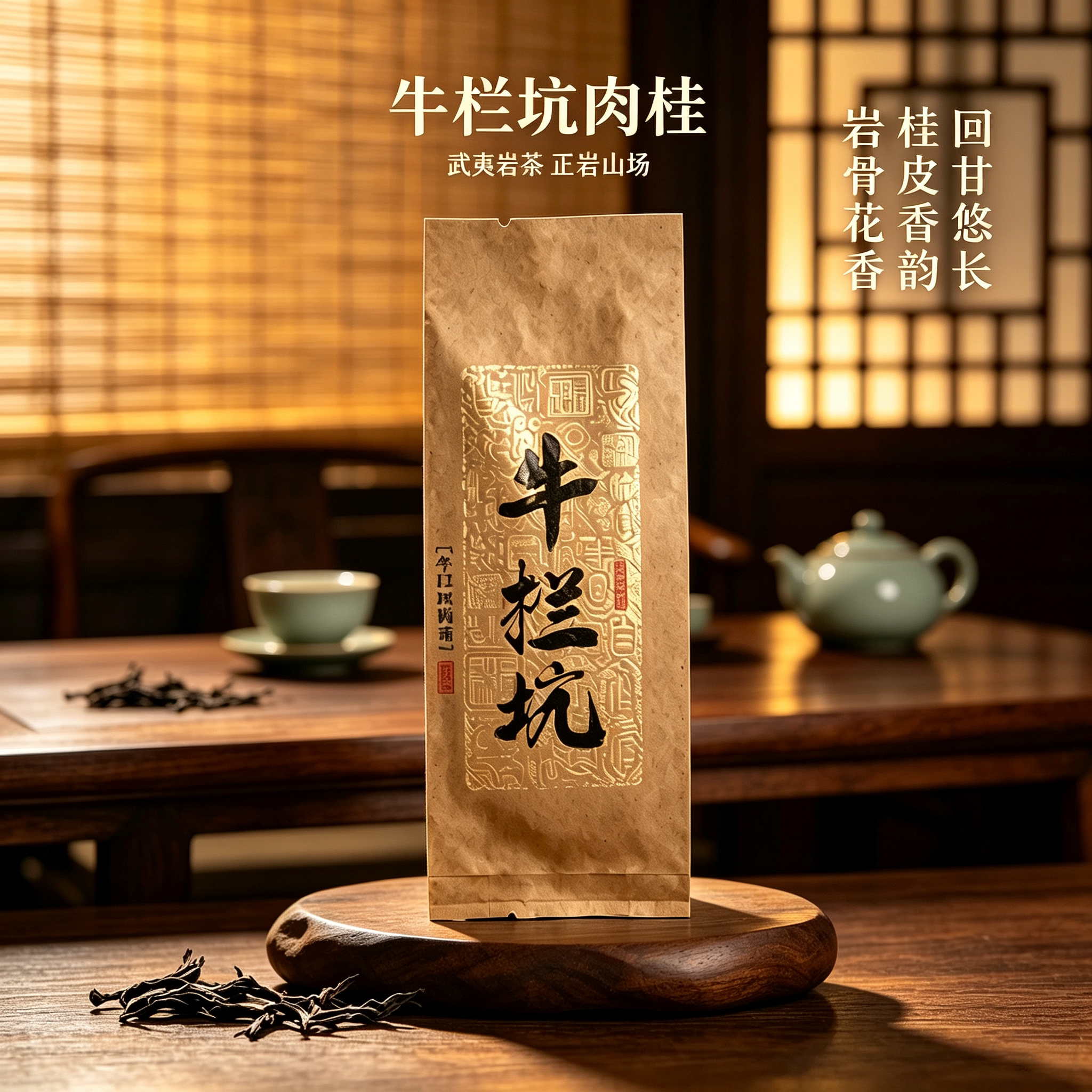 武夷正岩牛栏坑肉桂岩茶炭焙新茶