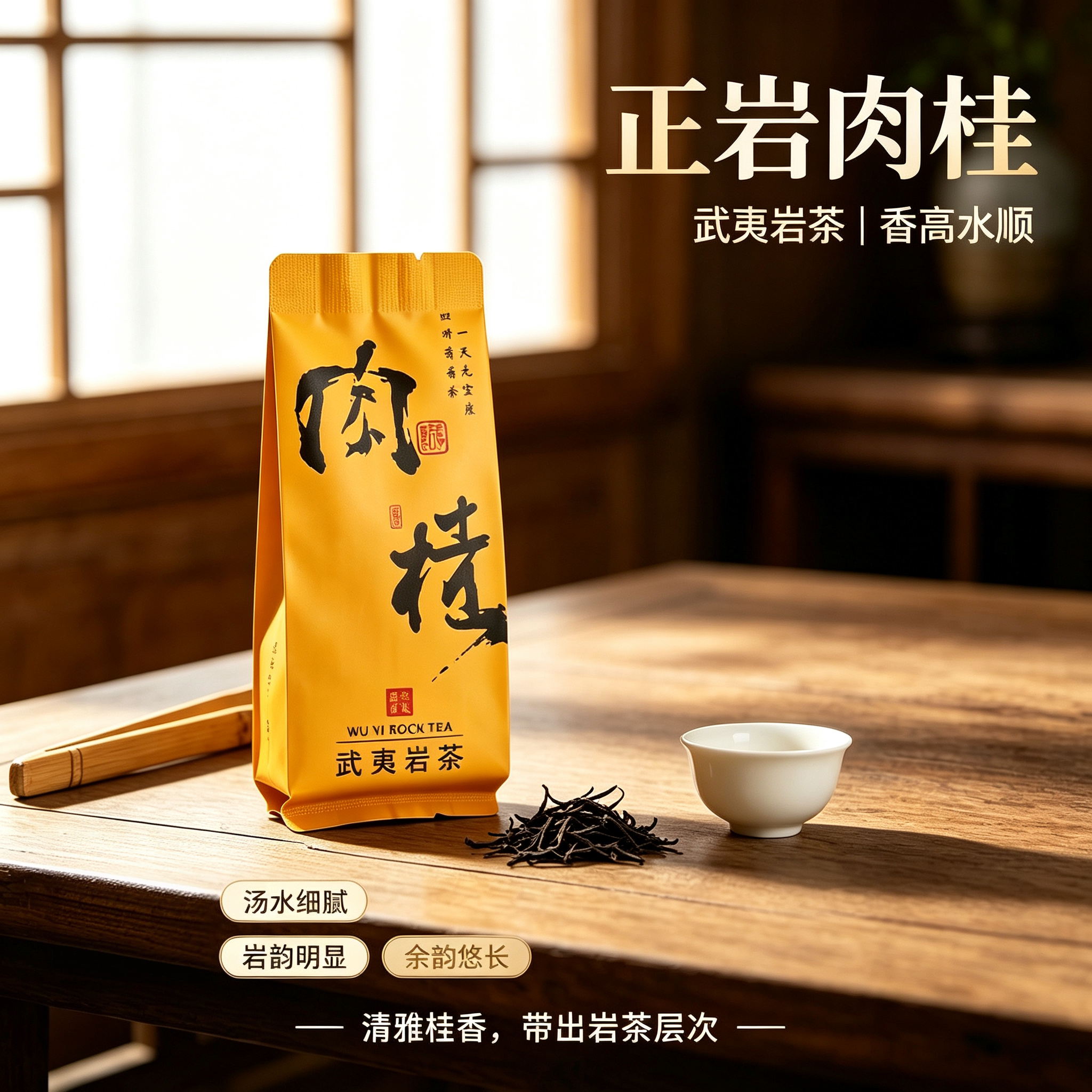 武夷正岩肉桂炭焙桂香岩韵新茶