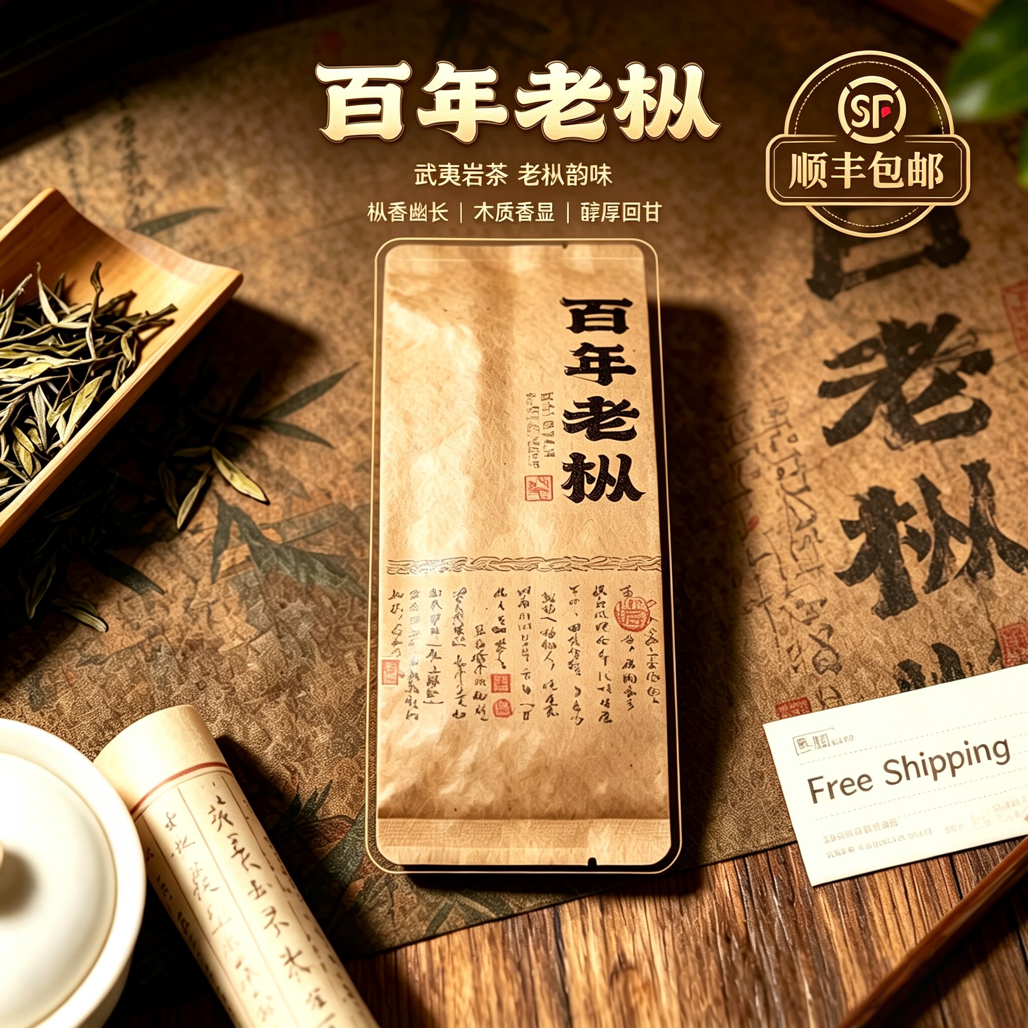 武夷正岩百年老枞岩茶500g