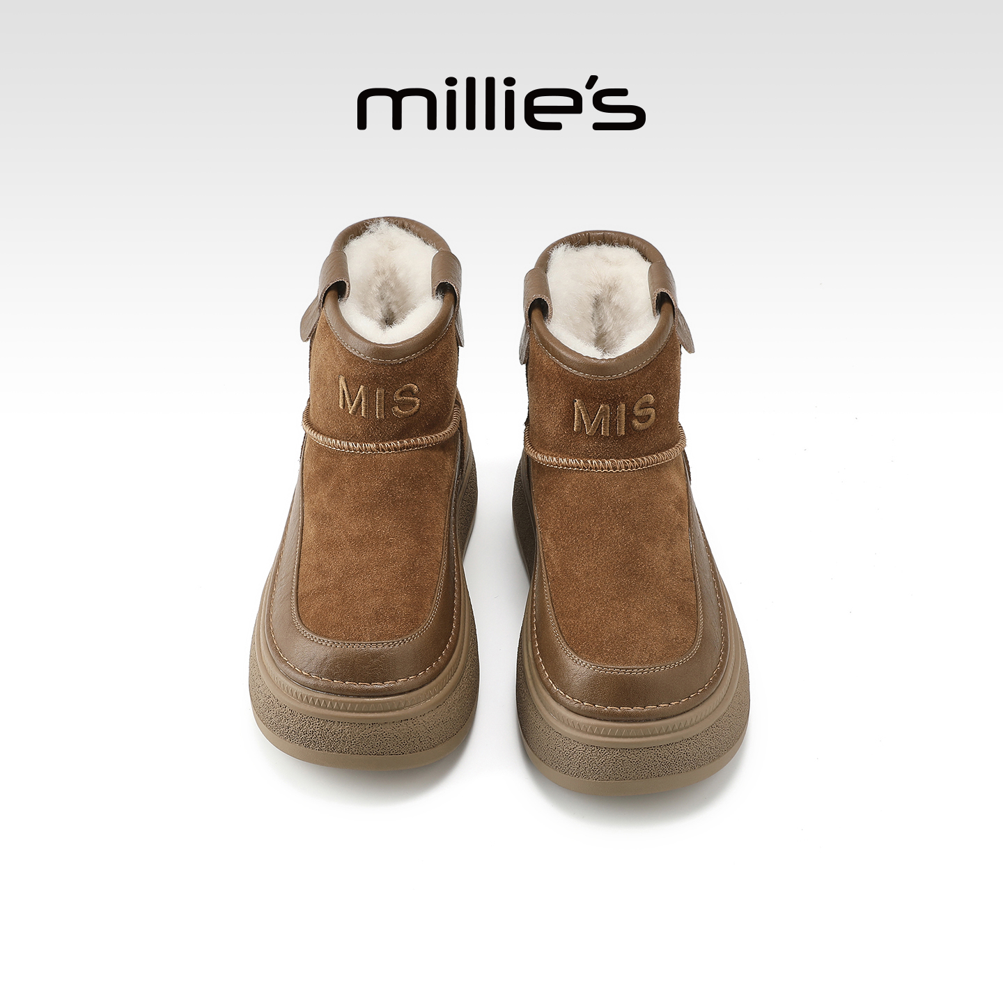 millies妙丽加绒保暖雪地靴