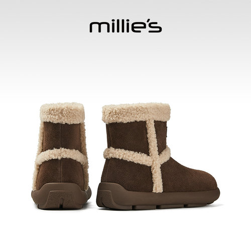 妙丽百搭保暖休闲短靴