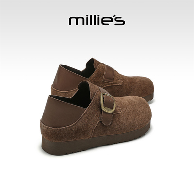 millies妙丽勃肯鞋外穿厚底单鞋