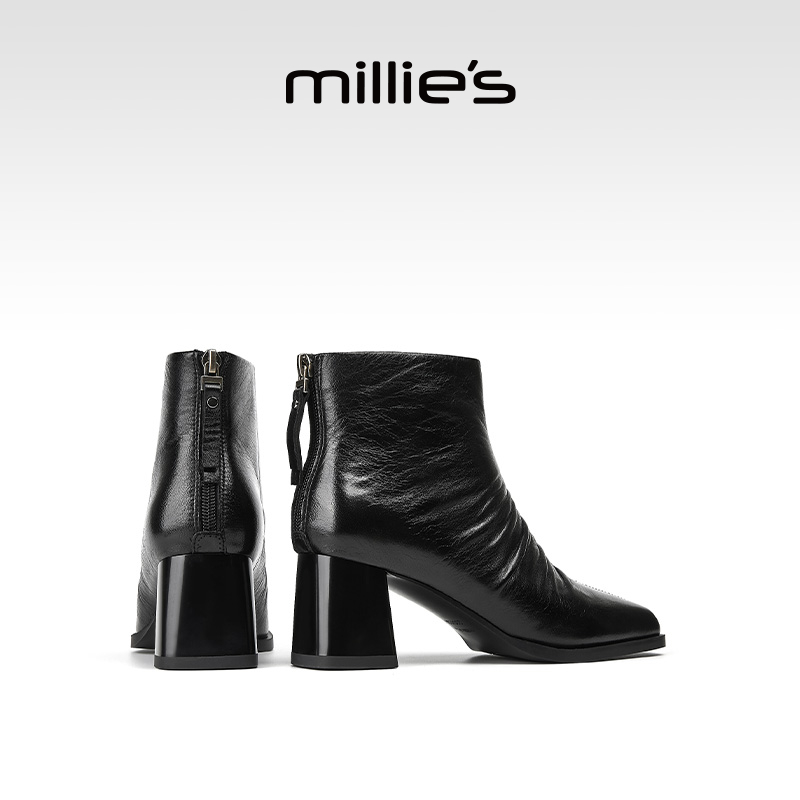 millies妙丽女鞋时尚潮流女短靴