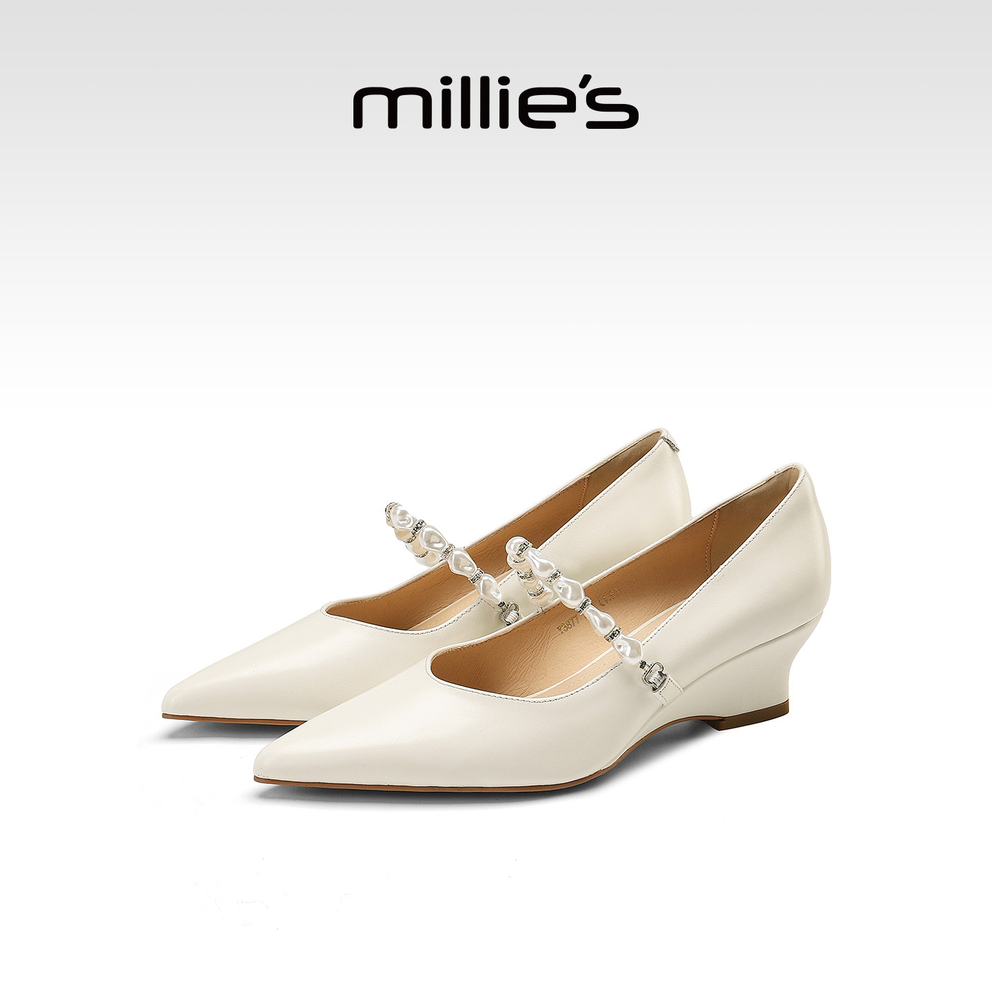 MILLIE'S/妙丽法式玛丽珍鞋女款尖头浅口单鞋优雅风2026春夏新款