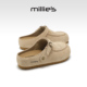 懒人一脚蹬复古穆勒拖鞋 millies妙丽包头半拖鞋 女外穿厚底勃肯鞋