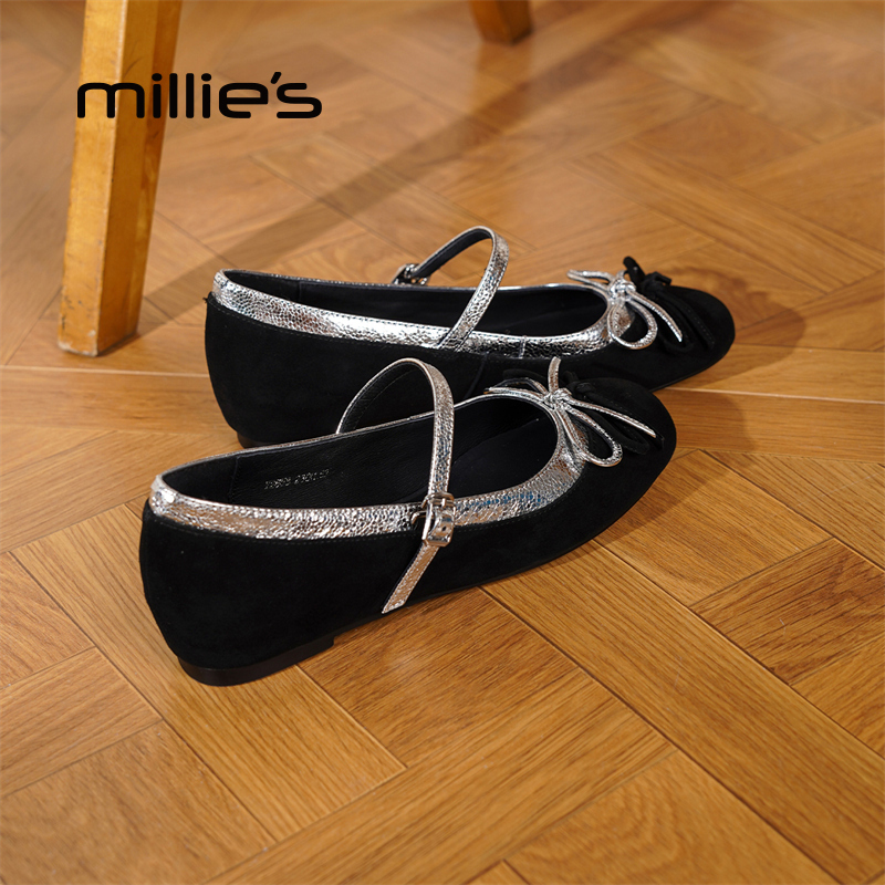 millies妙丽女鞋浅口玛丽珍鞋