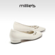 浅口单鞋 MILLIE 女鞋 妙丽法式 真皮百搭通勤鞋 新款 女款 2026春季
