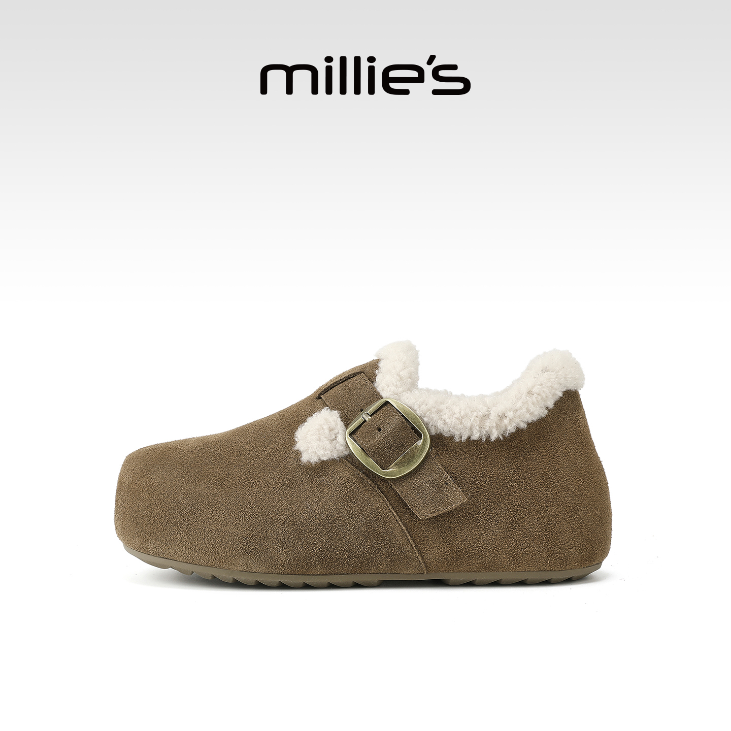 millies妙丽加绒勃肯鞋女鞋