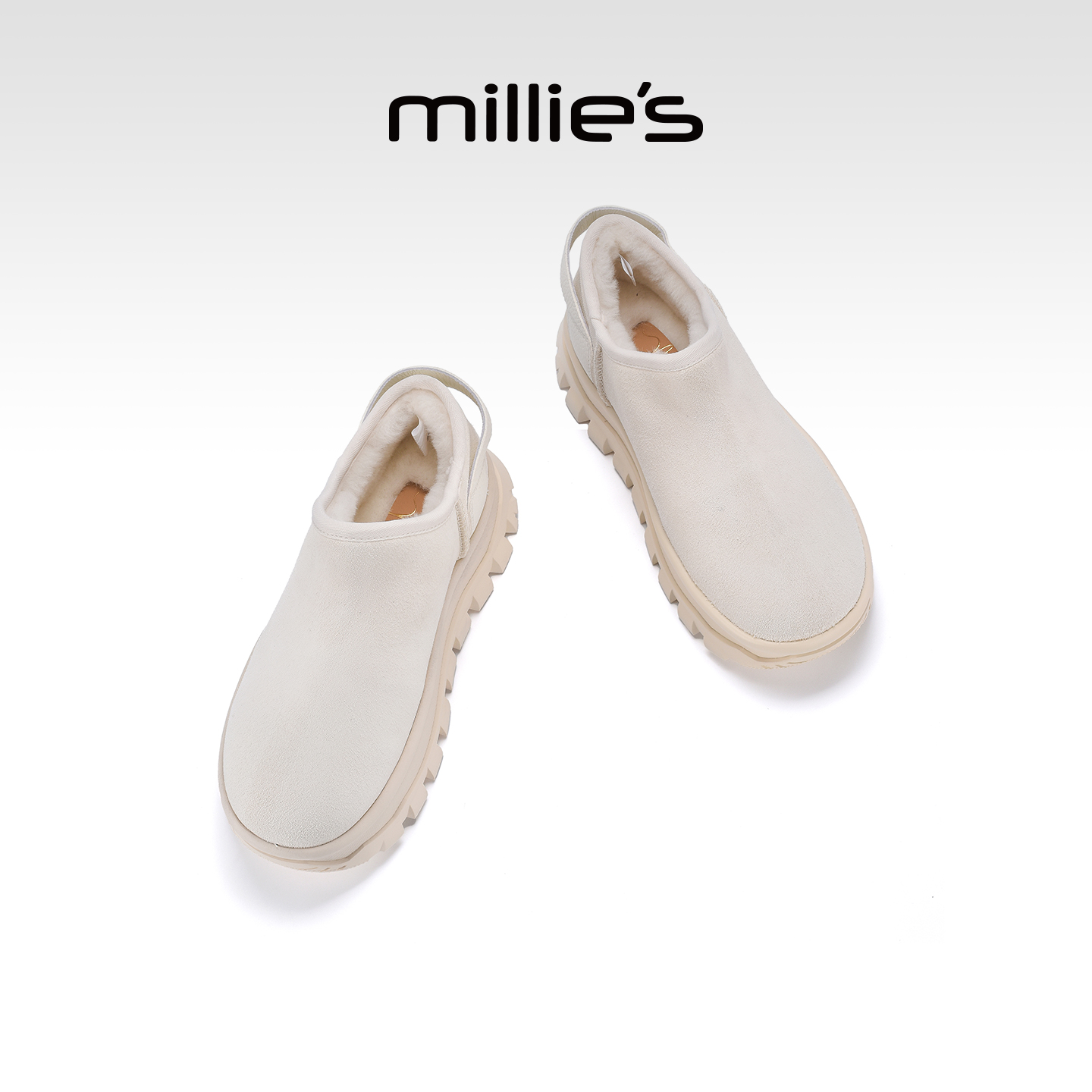 millies妙丽羊毛保暖雪地靴