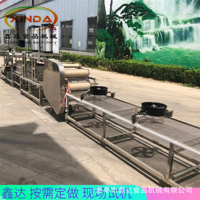 整套豆腐皮加工机器 自动泼脑豆腐皮机设备 超干超薄购机包教技术