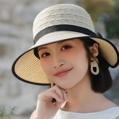 2026春款防晒大檐渔夫帽女士