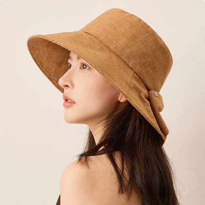 2026新款女士大檐防晒渔夫帽