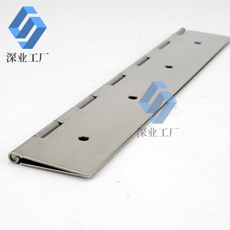 长合页排铰链304不锈钢316长排绞链 折页2米长条合页铰 加厚2.0厚