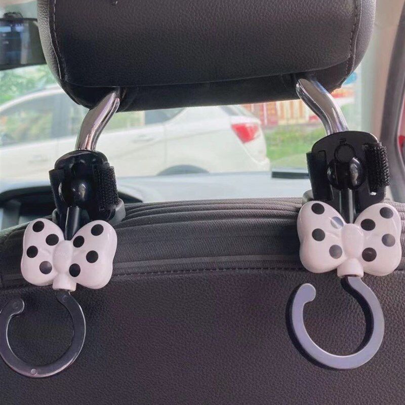 米妮蝴蝶结自行车宝宝推车电动车挂钩遛娃神器通用挂钩收纳神器