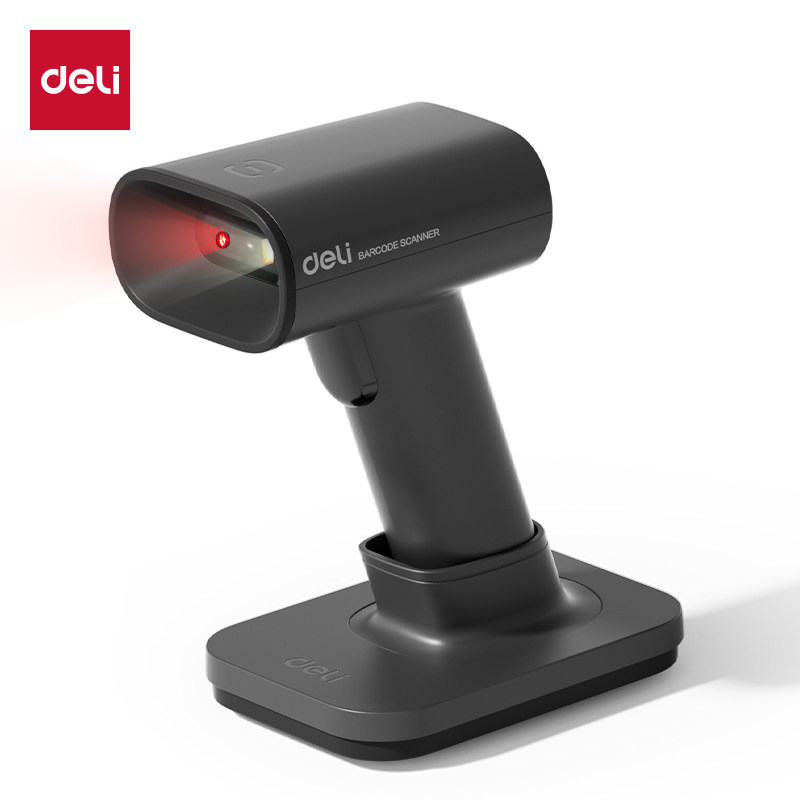 得力手持式二维扫码枪适用收银二维码商品药盒溯源码条码扫描促销券核销物流快递扫描AA002 AA002W AA002WB