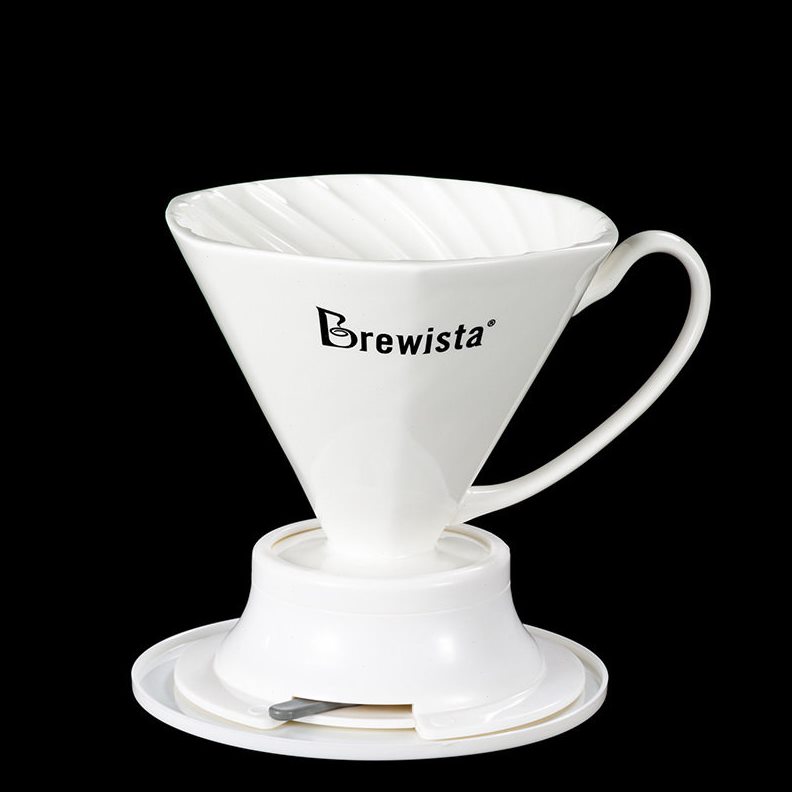直销Brewista景德镇陶瓷手冲咖啡过滤杯 V60锥形浸泡式聪明杯