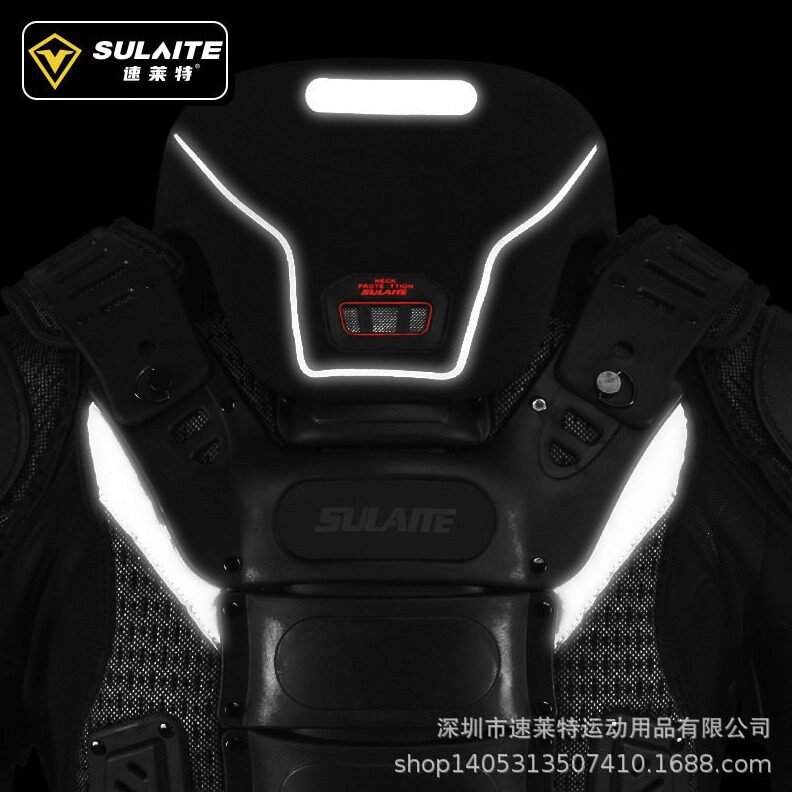 直销SULAITE 骑行装备越野摩托护甲衣防护骑行服赛车护颈防摔盔甲