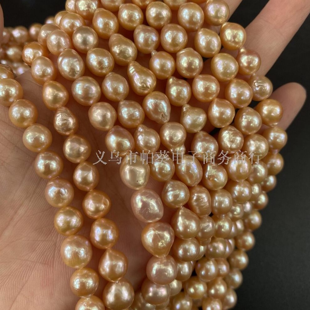 直销品质精美天然淡水异形珍珠串珠 用DIY饰品配件珠手工制作