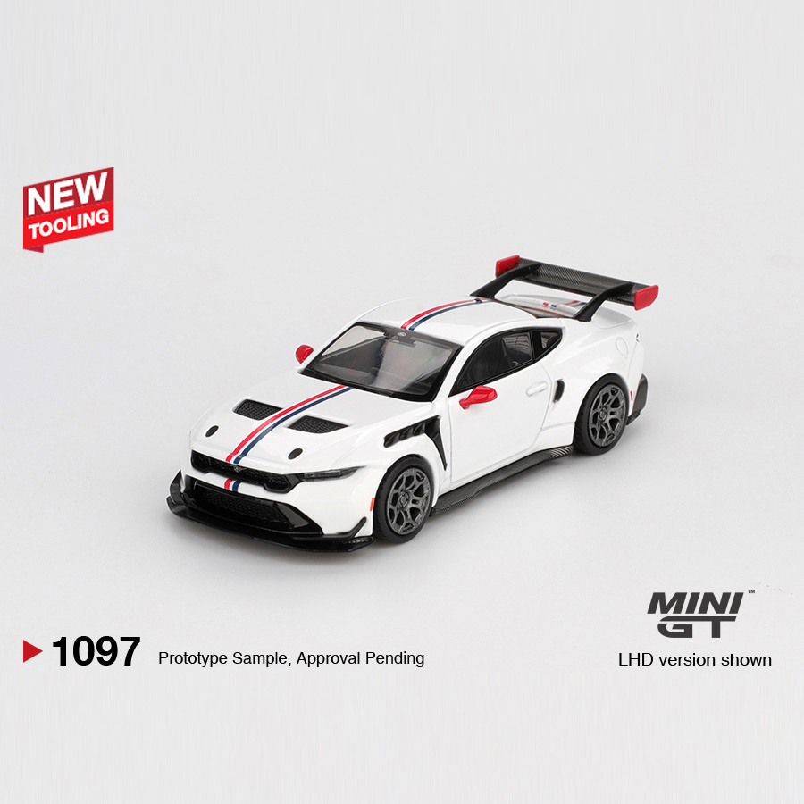 预售MINIGT 1:64福特野马GTD合金汽车模型摆件#1097