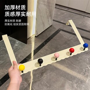 门后挂钩免打孔强力承重家用悬挂D卧室门上置物架衣帽收纳神器
