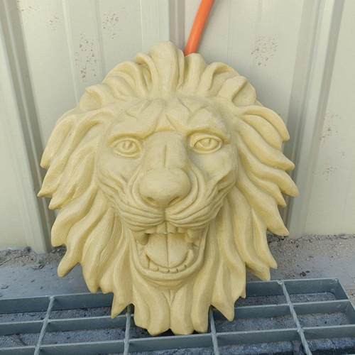 人造砂岩玻璃钢喷水狮子头龙头雕塑彷铜挂件浮雕圆雕石膏挂件直销