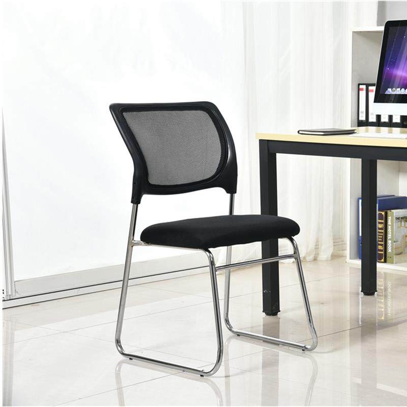 黑色电脑椅靠背家用网椅人体工学办公室职员会议椅舒服网布无扶手
