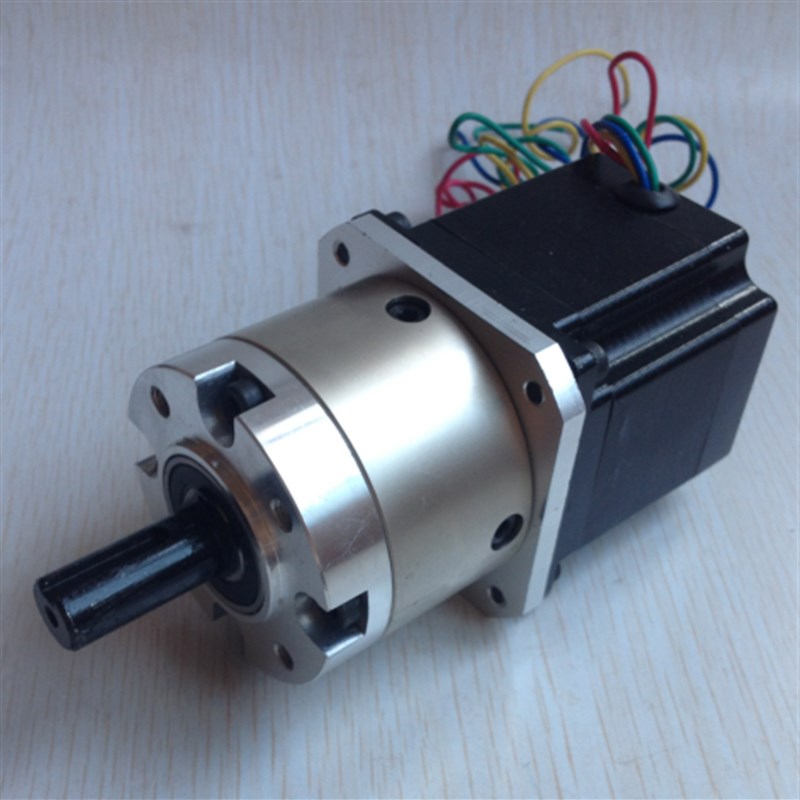 57行星齿轮减速电机 机身长56MM Nema23行星减速齿轮箱电机 57BYG