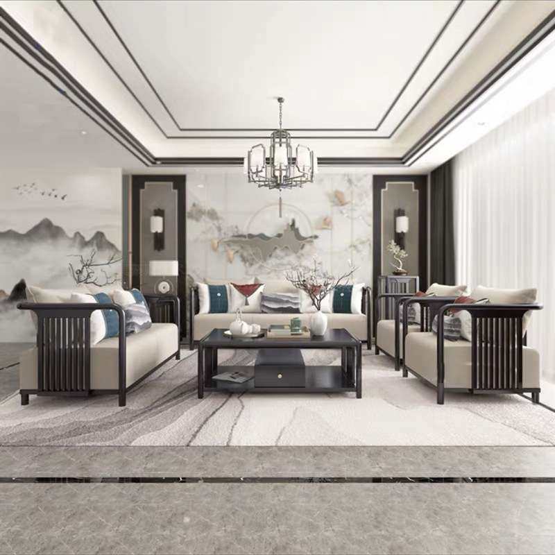 新中式实木沙发组合轻奢简约现代中式全套客厅家具小户型样板间,包装,电子元器件包装,淘宝优惠券,粉丝福利购,淘宝优惠卷