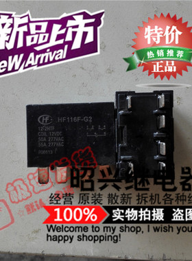 特价促销HF116F-G2-12-2HTF  宏发继电器 12VDC 散装全新