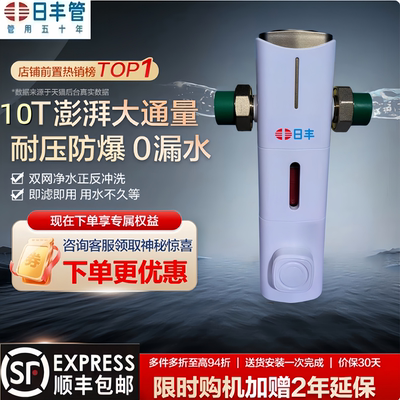 日丰前置过滤器新款家用智能