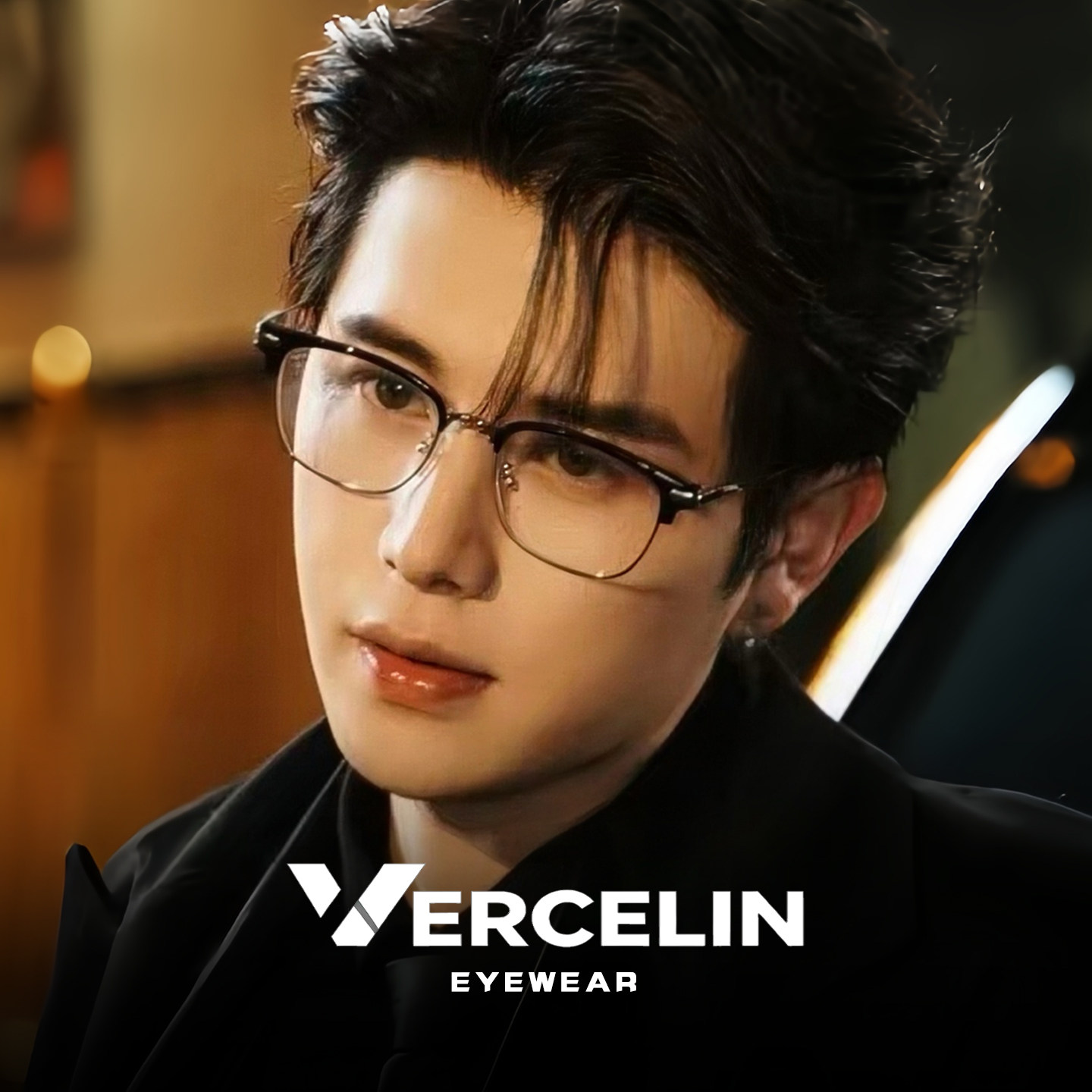 童锦程同款黑色半框近视眼镜框男可配度数斯文败类超轻钛架眼睛架