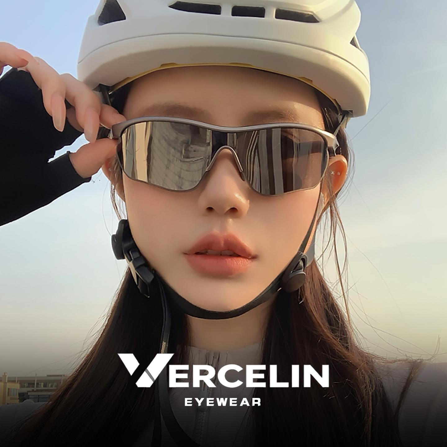 户外运动防风骑行墨镜女登山滑雪爬山徒步护目眼镜防紫外线UV400