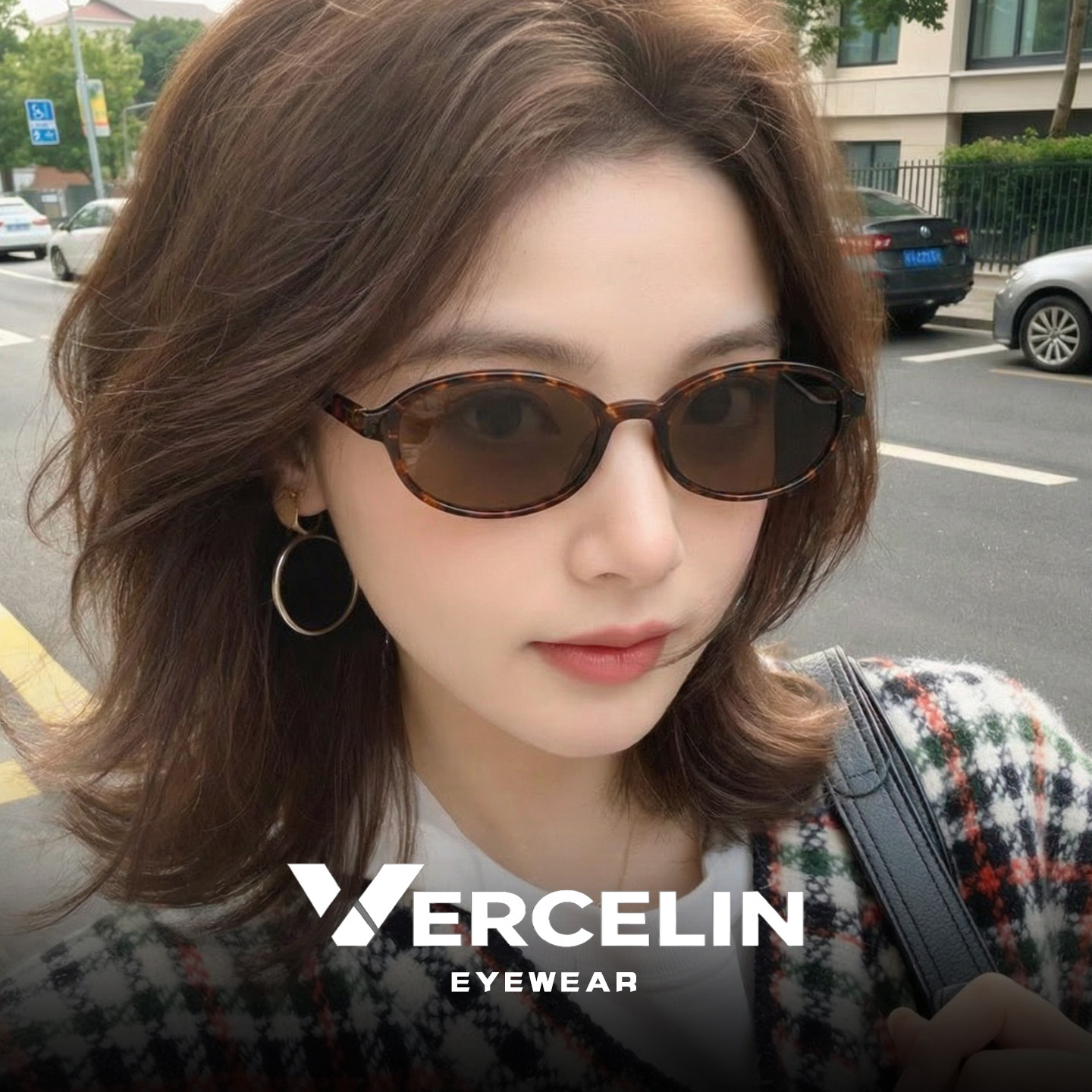 玳瑁小框墨镜女高级感显脸小茶色偏光小脸太阳眼镜近视可配带度数,ZIPPO/瑞士军刀/眼镜,太阳眼镜,淘宝优惠券,粉丝福利购,淘宝优惠卷