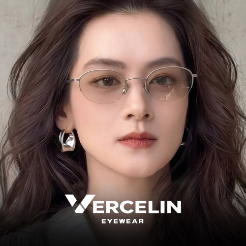 半框老钱风茶色墨镜女高级感近视