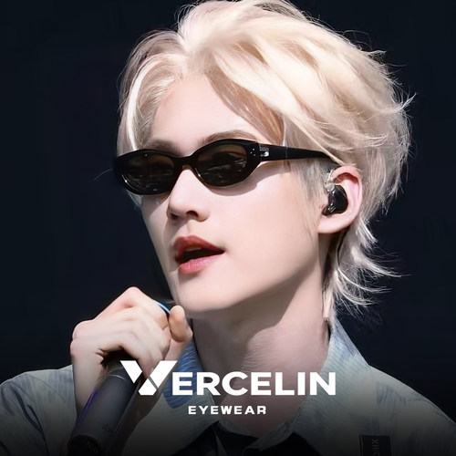 周柯宇同款gm黑色猫眼墨镜男女款