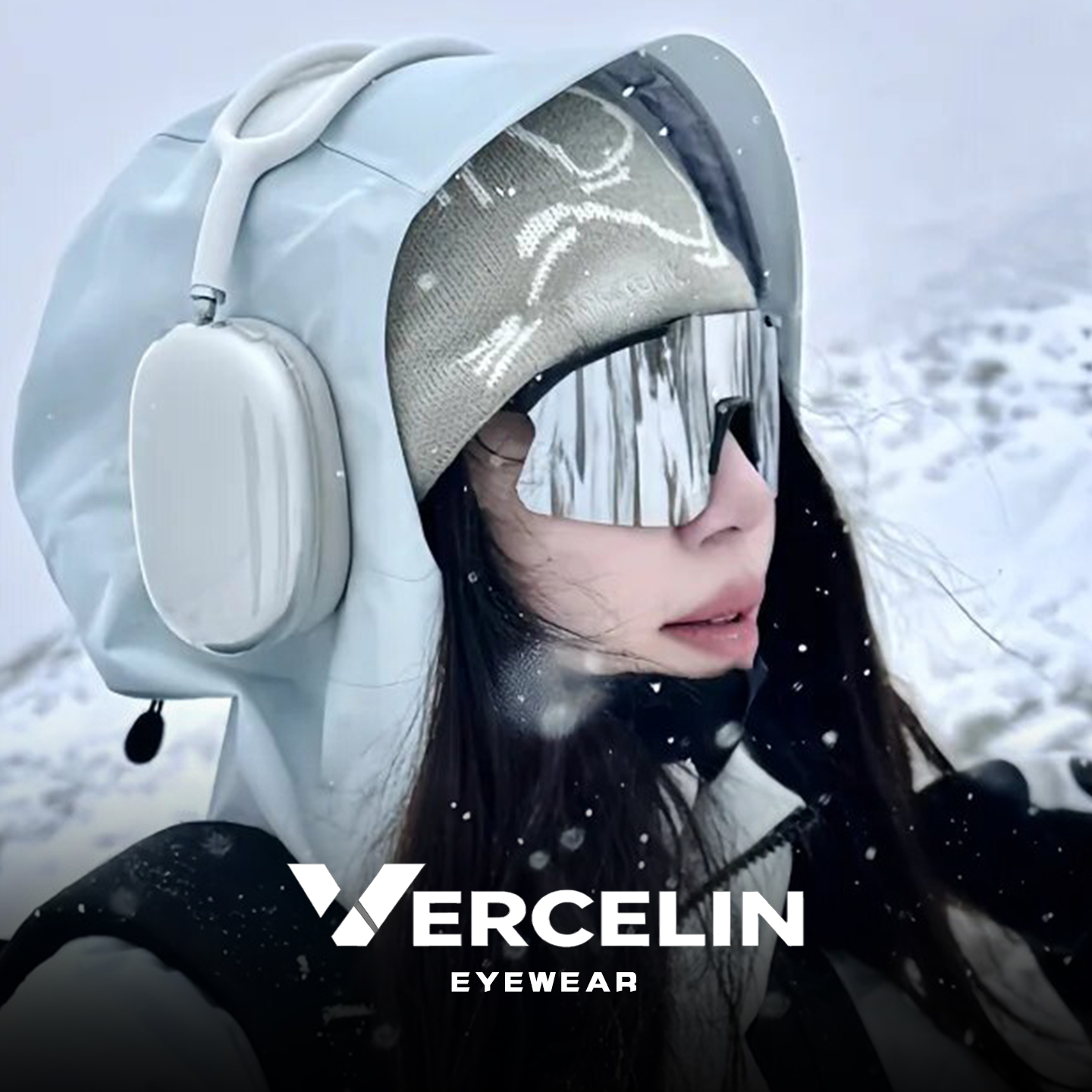 户外爬山雪山护目镜防紫外线防风沙骑行雪地墨镜女款登山太阳眼镜