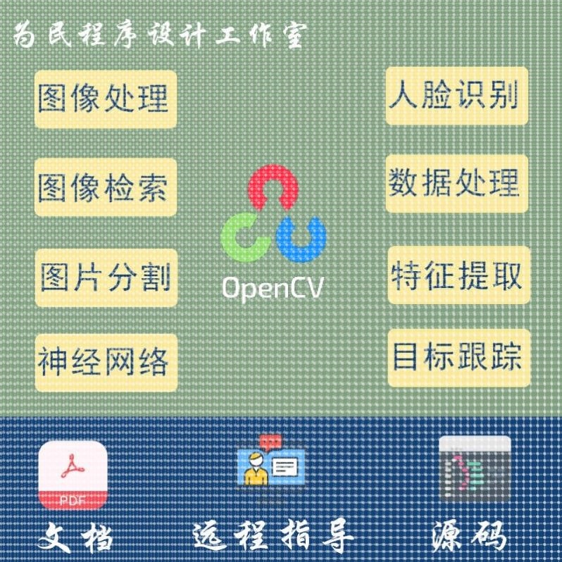 OpenCV图像处理/人脸识别/数据提取/图片分割/神经网络/调试代做