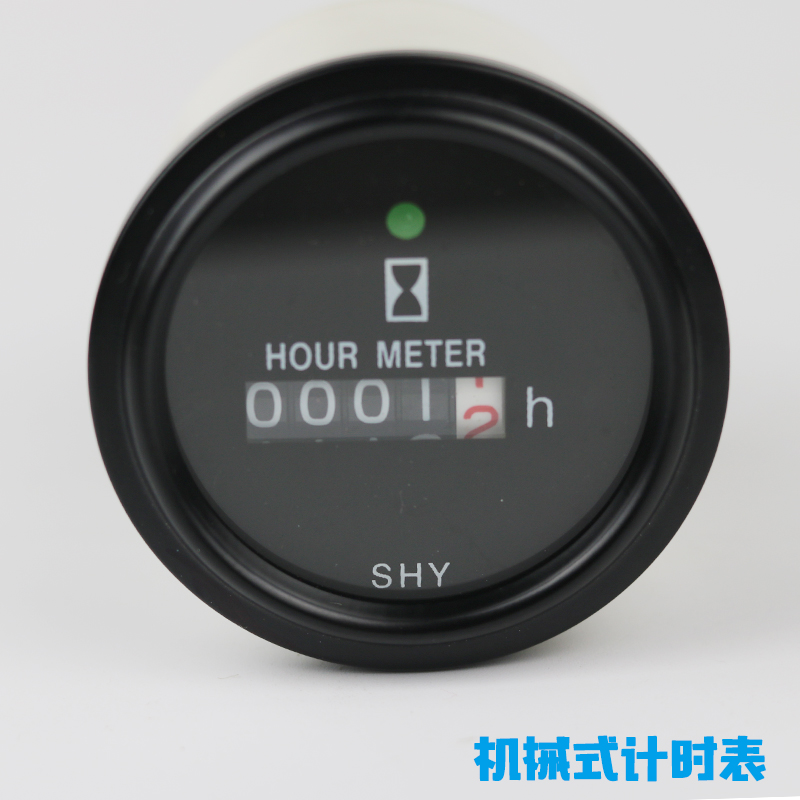 挖掘机装载机推土机工程机械叉车通用型小时表液晶式计时器时间表