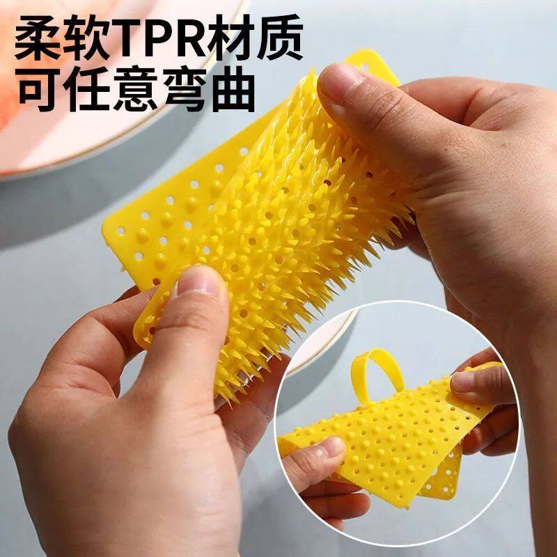 厨房刷子家用多功能清洁刷钢丝神器抹布软毛硅胶刷洗洗菜蔬菜果蔬