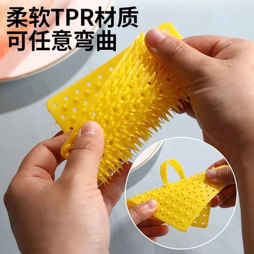 厨房刷子家用多功能清洁刷钢丝神器抹布软毛硅胶刷洗洗菜蔬菜果蔬