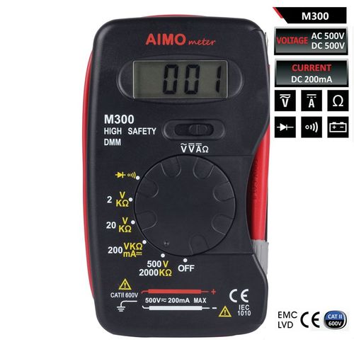 AIMOMETER M300 2000字笔记本型小型手持数字万用表
