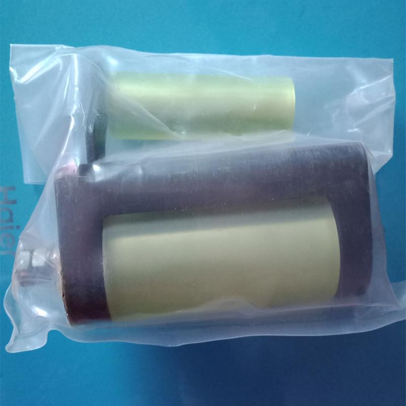 银剑VC008橡胶黄平拖布轮12N后拖轮优质多针车带齿尼龙拖轮组