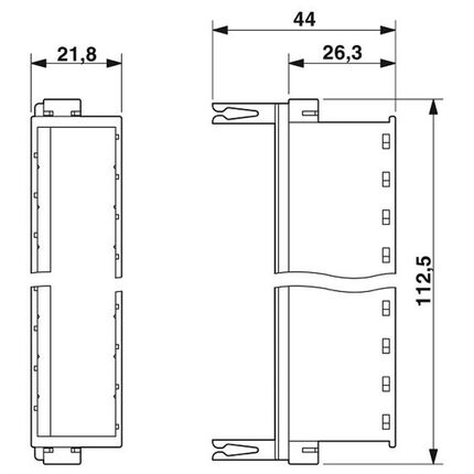 2838610-菲尼克斯-TMP打印机模板/板底-CTM 10-MAG
