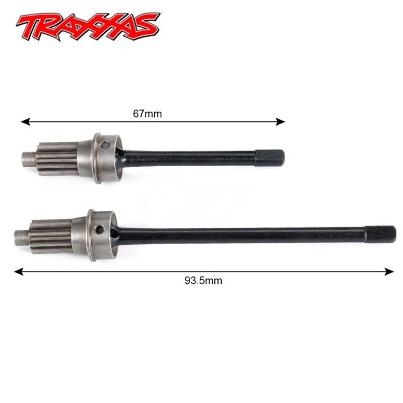 TRAXXAS 金属传动轴 前部门桥驱动输入轴 重型 TRX-4/TRX-6攀爬车