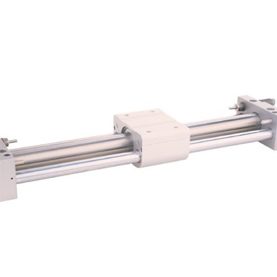 磁耦合无杆气缸导杆式16/20/25/32/40缸径 50-1000行程可加缓冲器