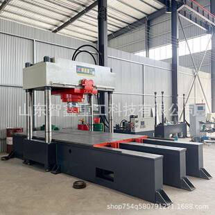 龙门液压机框架式液压机500吨板材校平机厂家定制可移动工作台
