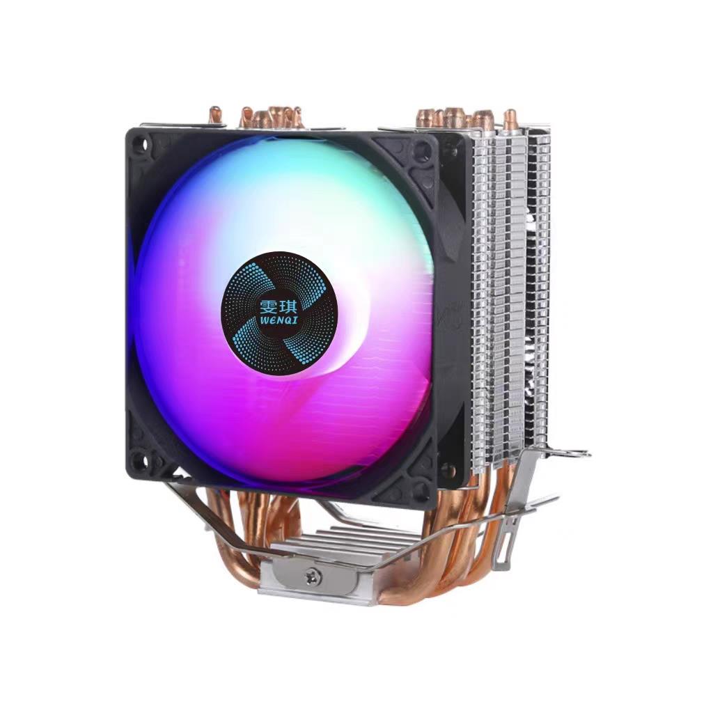 Avc四铜管彩灯2011针脚专用cpu散热器下压式4热管x79x99散热器