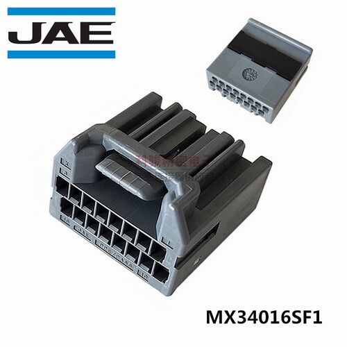 JAE原装MX34016SF1 汽车连接器MX34线束插头16P胶壳2024+现货