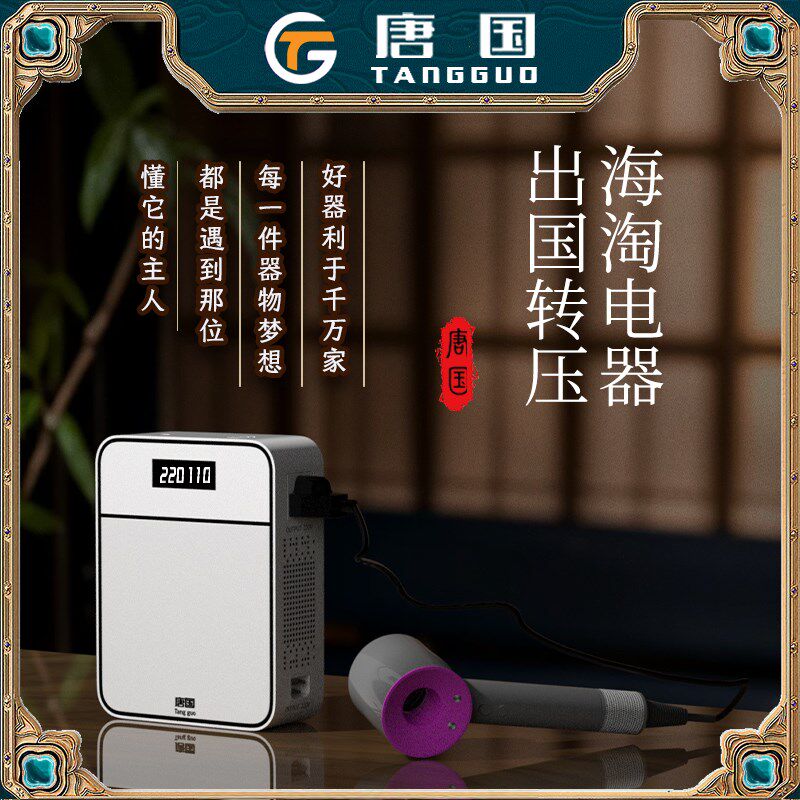 220V转110V变压器台湾110V转220V电源电压转换器美国120v日本100V