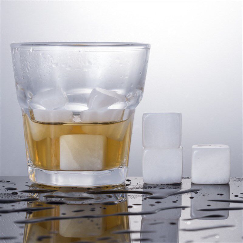 大理石冰酒石木盒套装WhiskyStones威士忌冰酒石头冰块石头冰镇石
